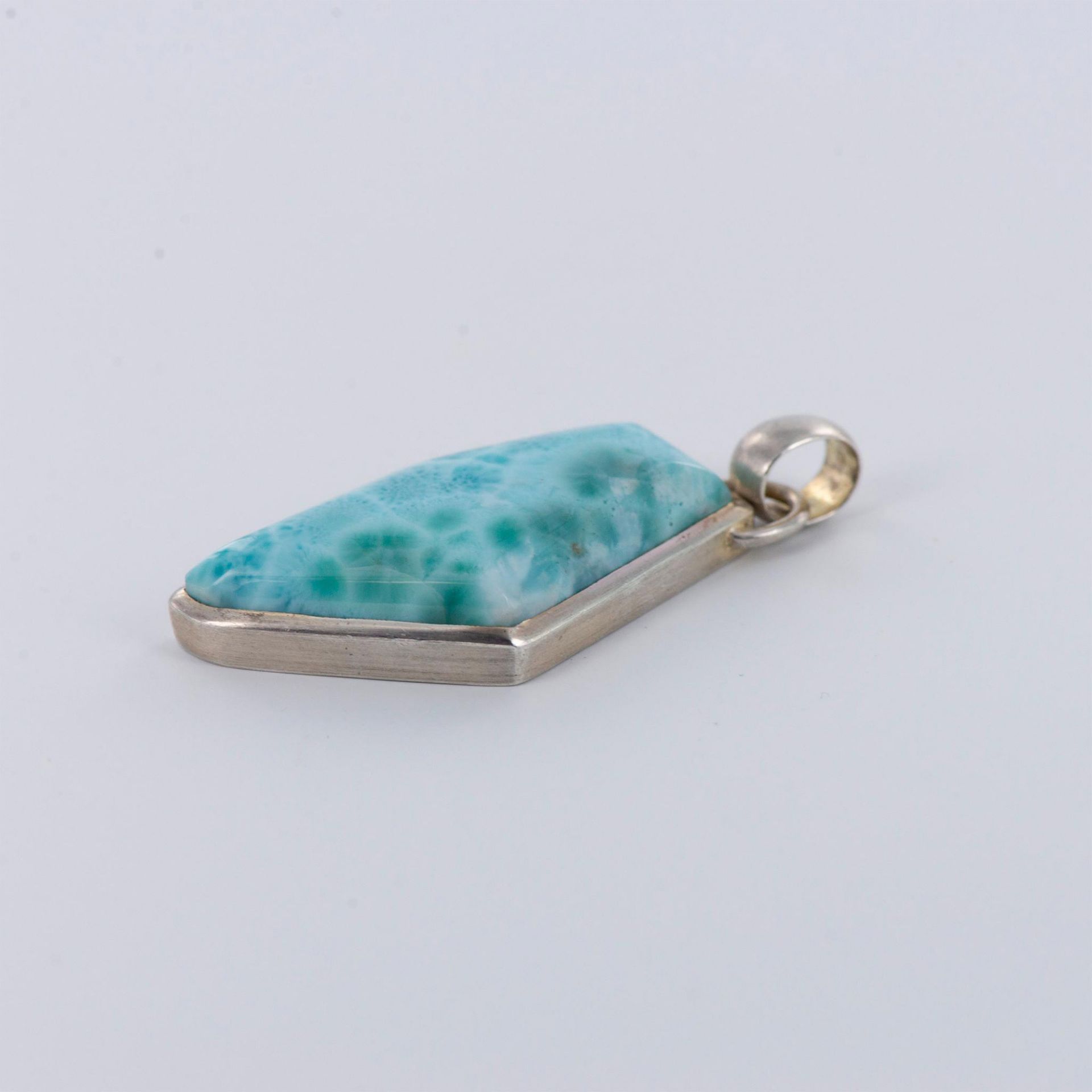 Larimar and Sterling Silver Pendant - Image 3 of 7