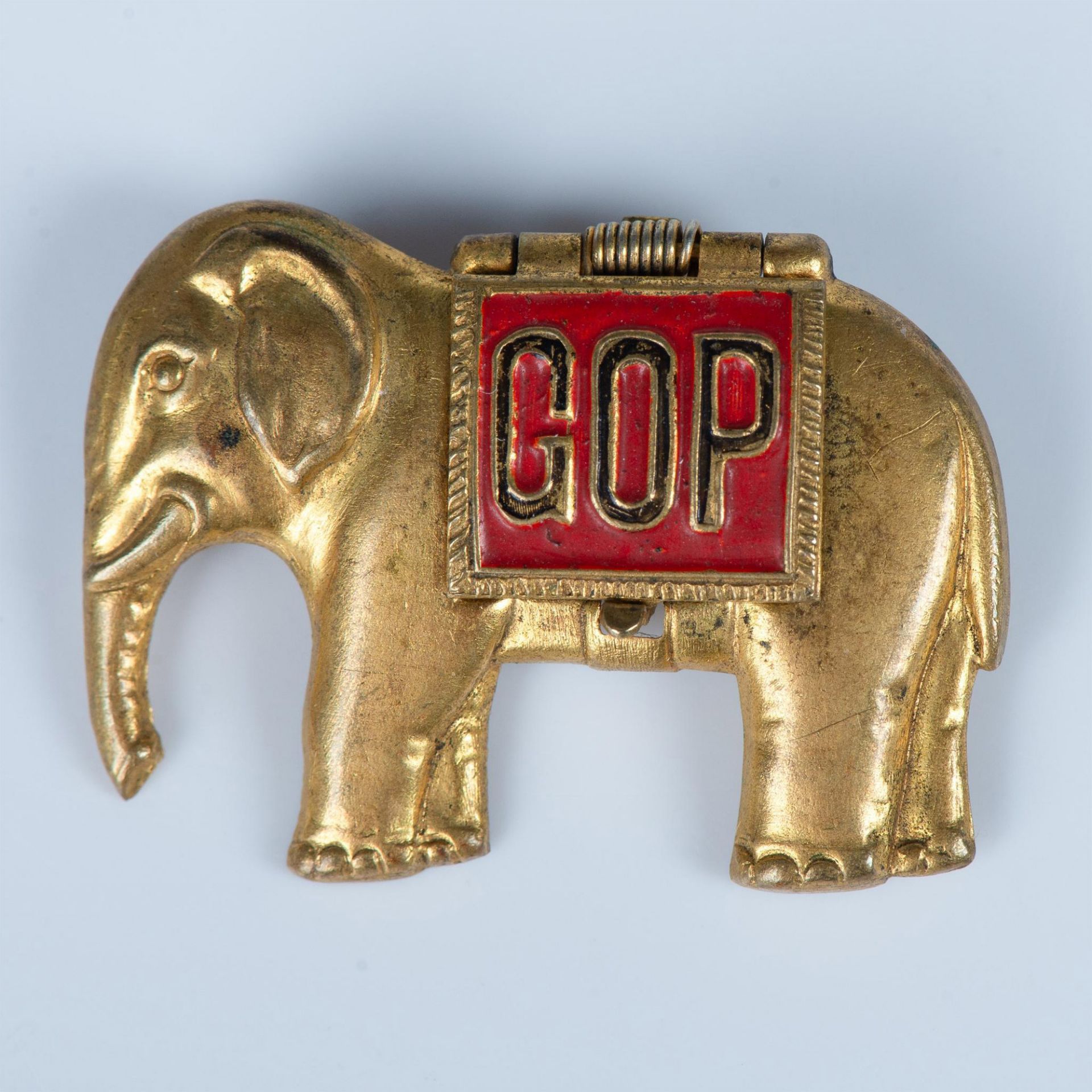 GOP Mechanical Elephant Campaign Pin