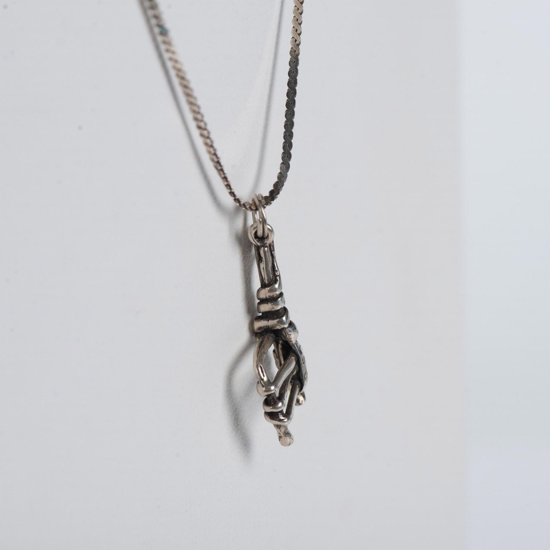 Silver Native American Stick Figure Horse Necklace - Image 4 of 7