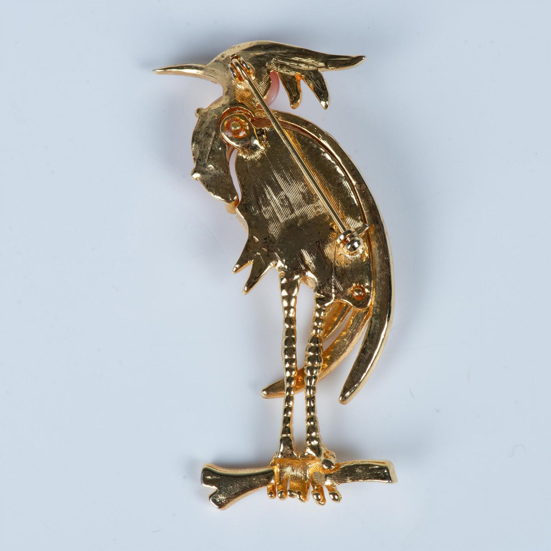 Hattie Carnegie Rhinestone Heron Bird Brooch - Image 4 of 6