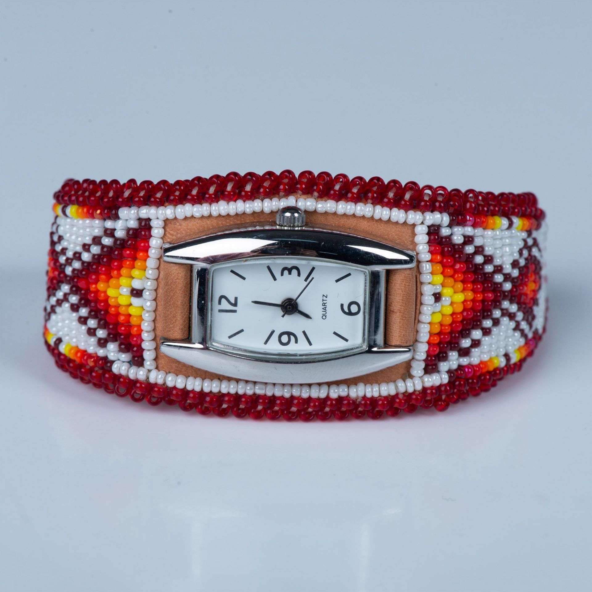 Native American Hand Beaded Band Watch