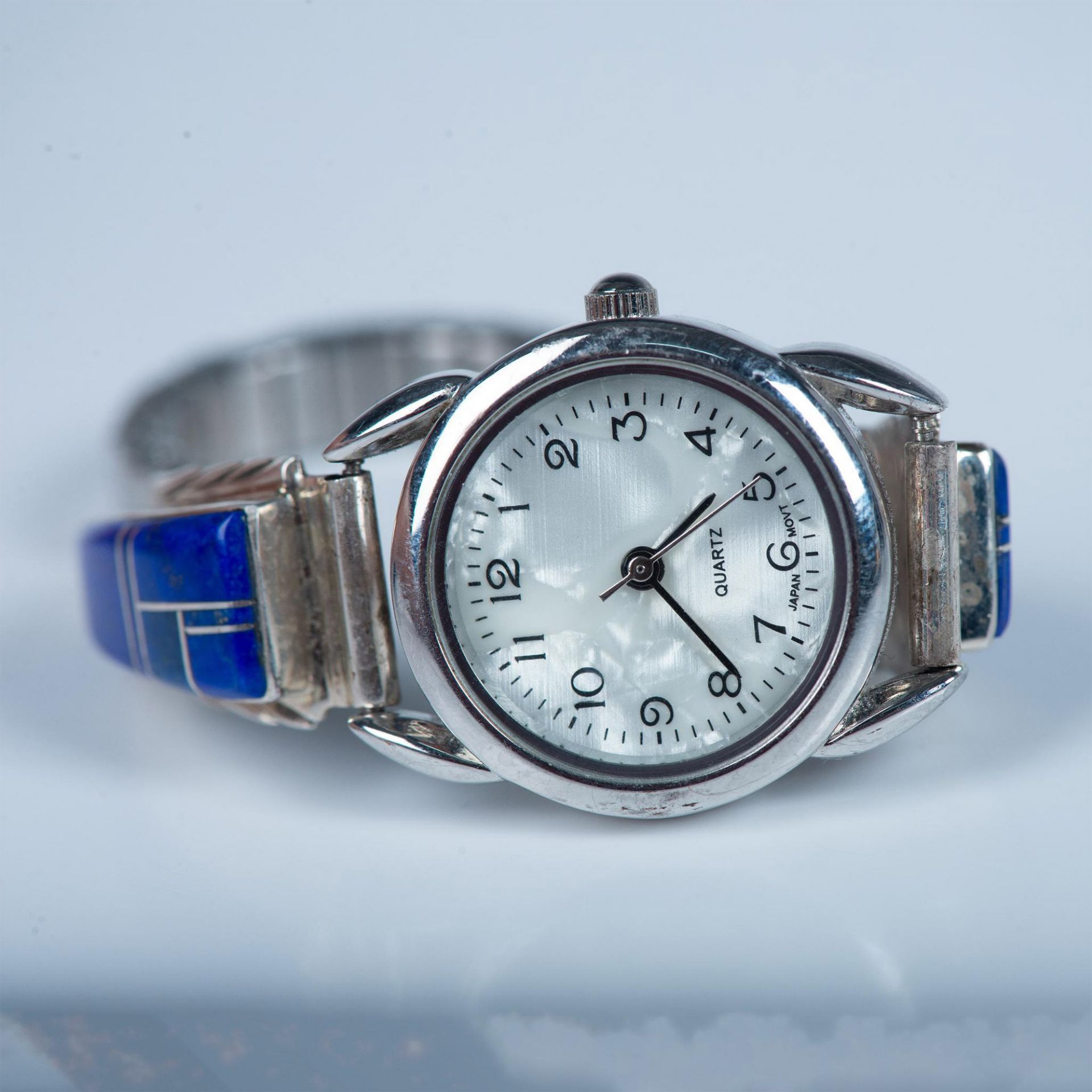 2pc Sterling Silver and Stone Watches - Image 7 of 7