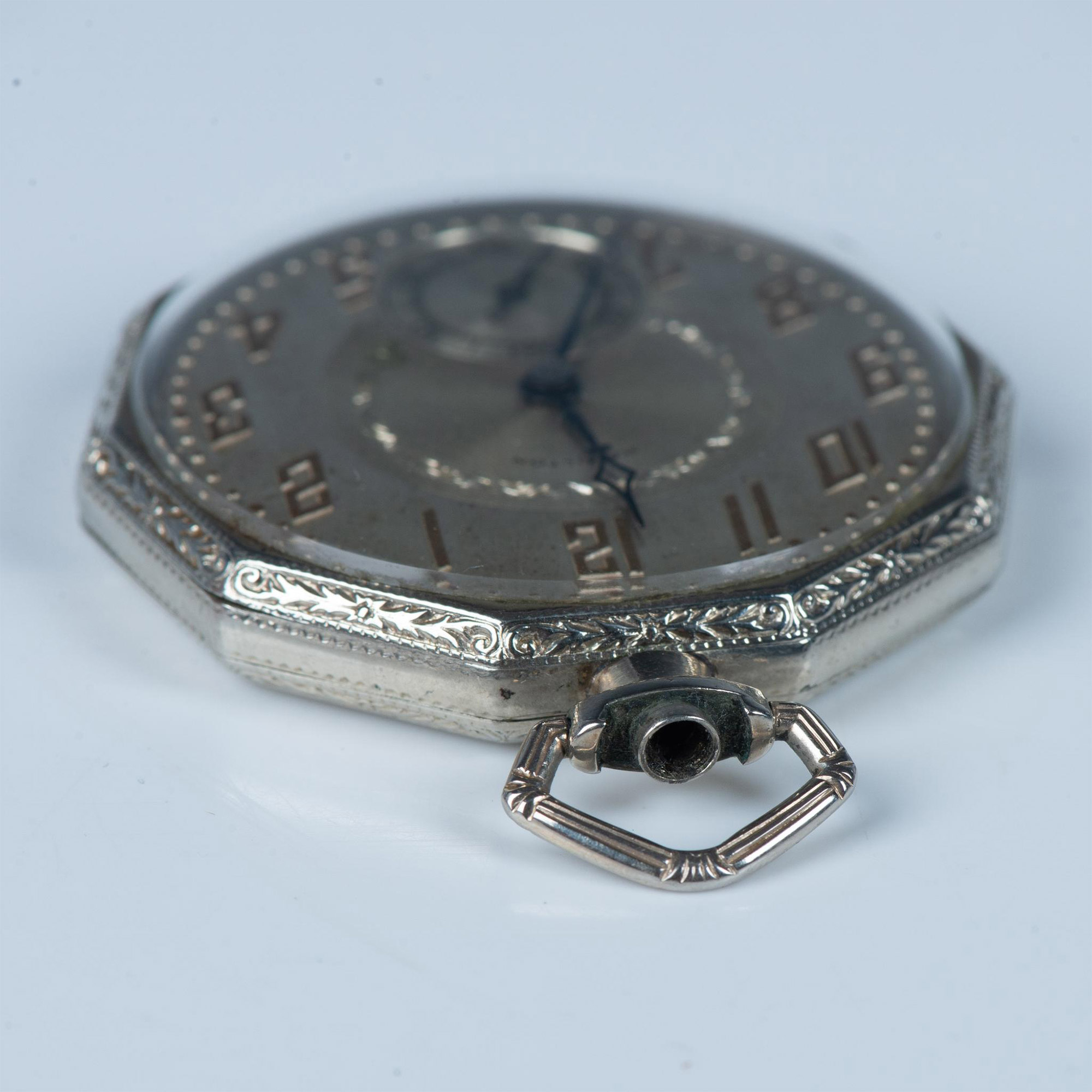 Hamilton Decagon Open Face Pocket Watch - Image 6 of 6