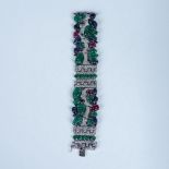 Adastra Tutti Fruitti Sterling Silver Bracelet