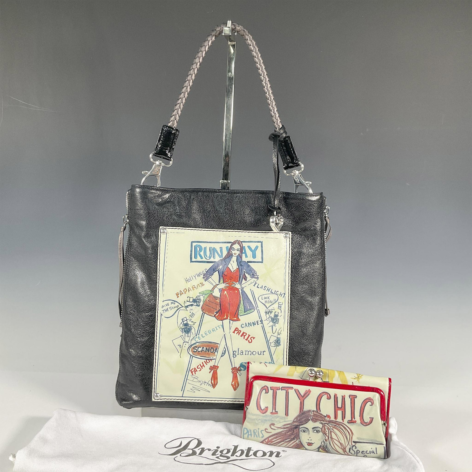 2pc Brighton Runway Tote Bag + City Chic Wallet - Image 3 of 4