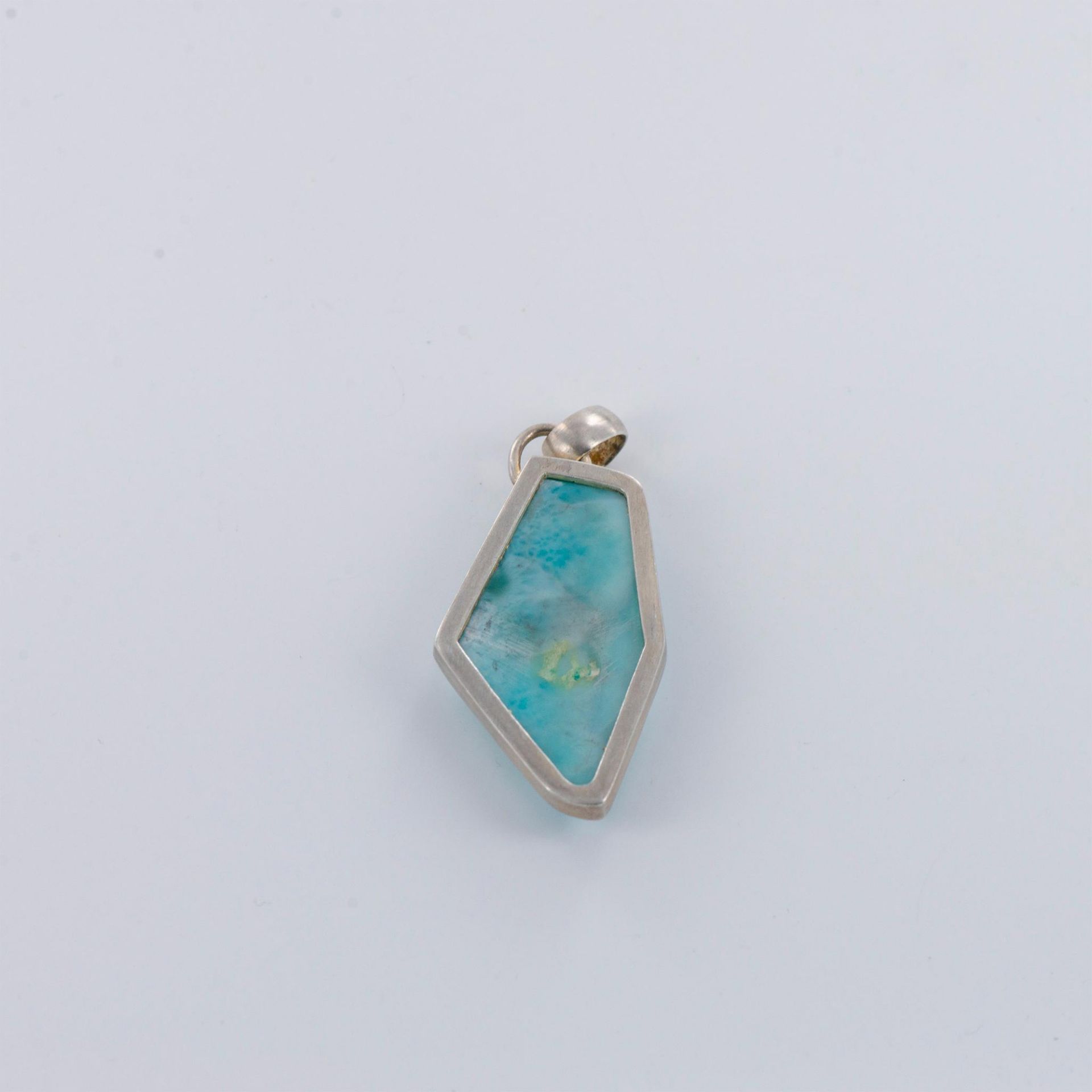 Larimar and Sterling Silver Pendant - Image 6 of 7