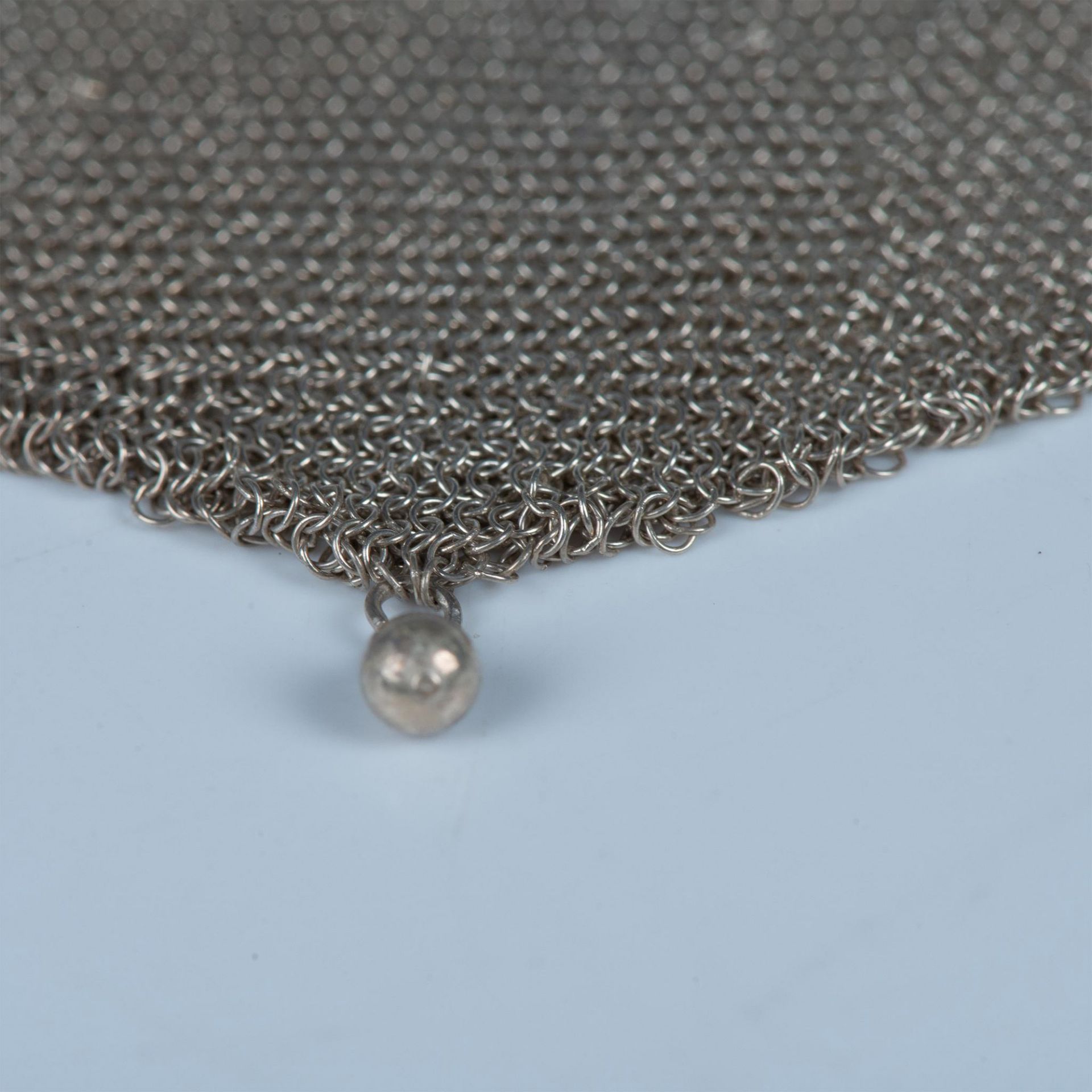 Whiting & Davis Sterling Silver Mesh Frame Bag - Image 4 of 8