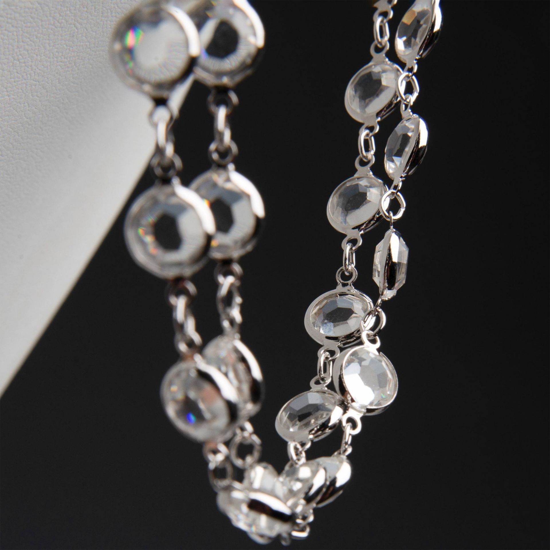 2pc Swarovski Crystal Necklace & Bracelet Set - Image 3 of 7