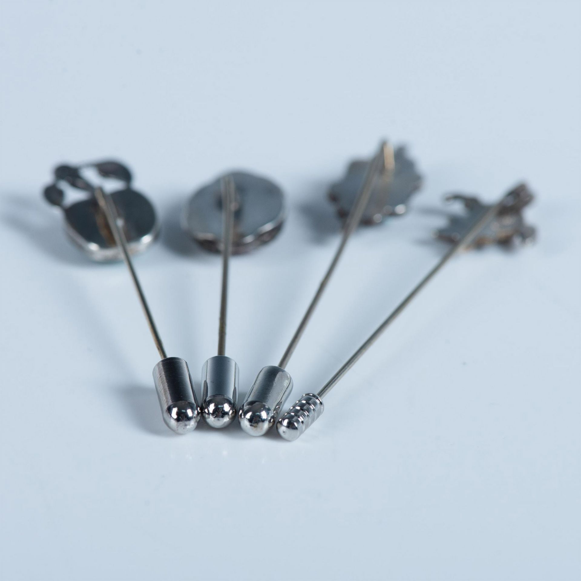 4pc Sterling Silver Stick Pins - Image 3 of 4