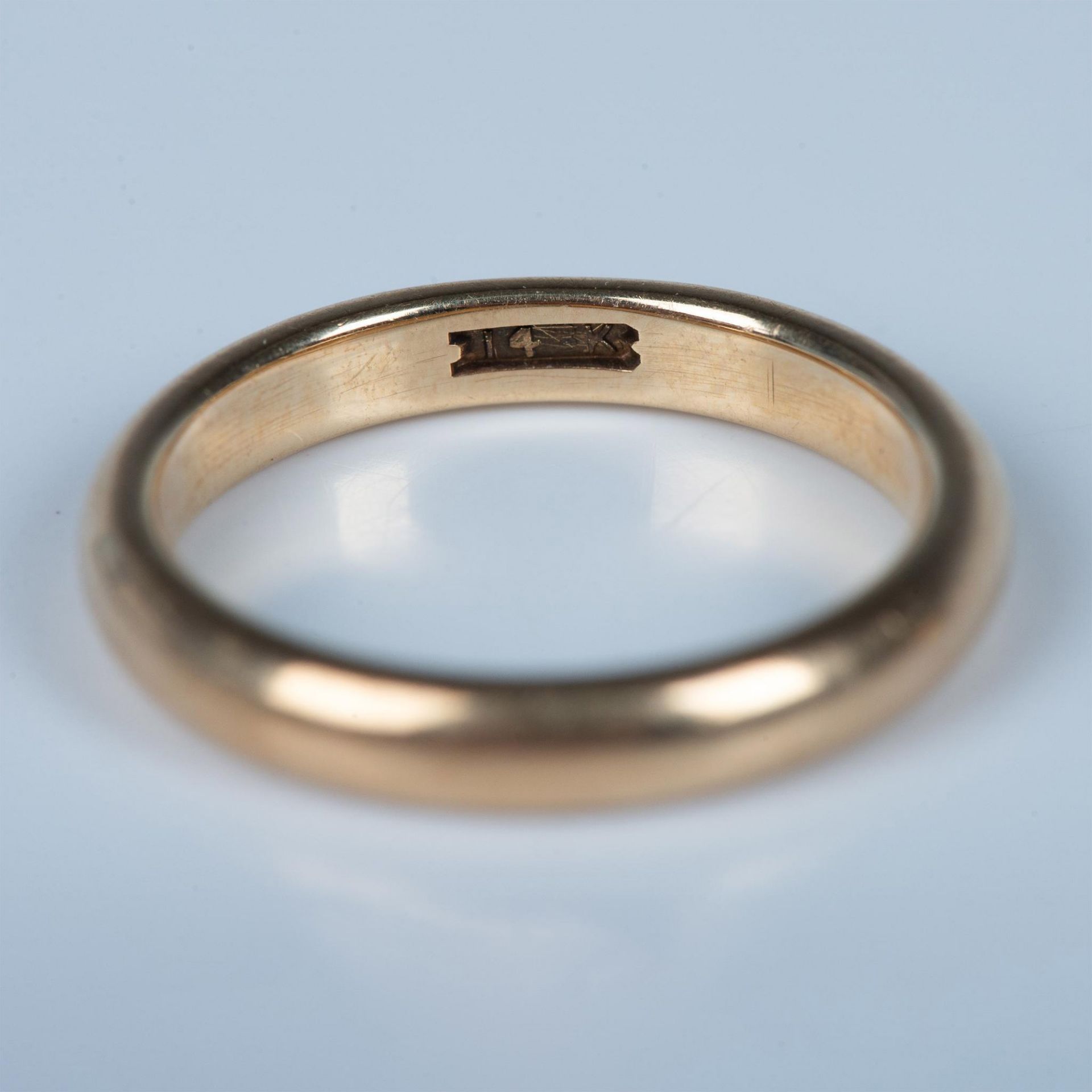 14k Yellow Gold Wedding Bands - Image 4 of 5