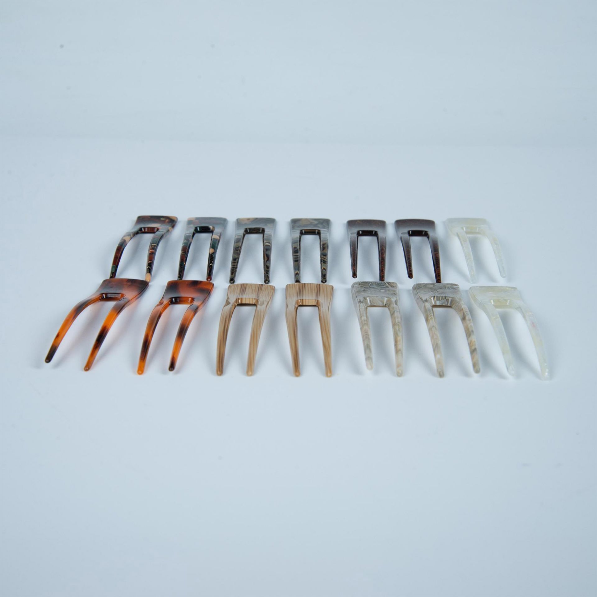 7 Pairs of French U Shape Hair Clips - Bild 2 aus 5