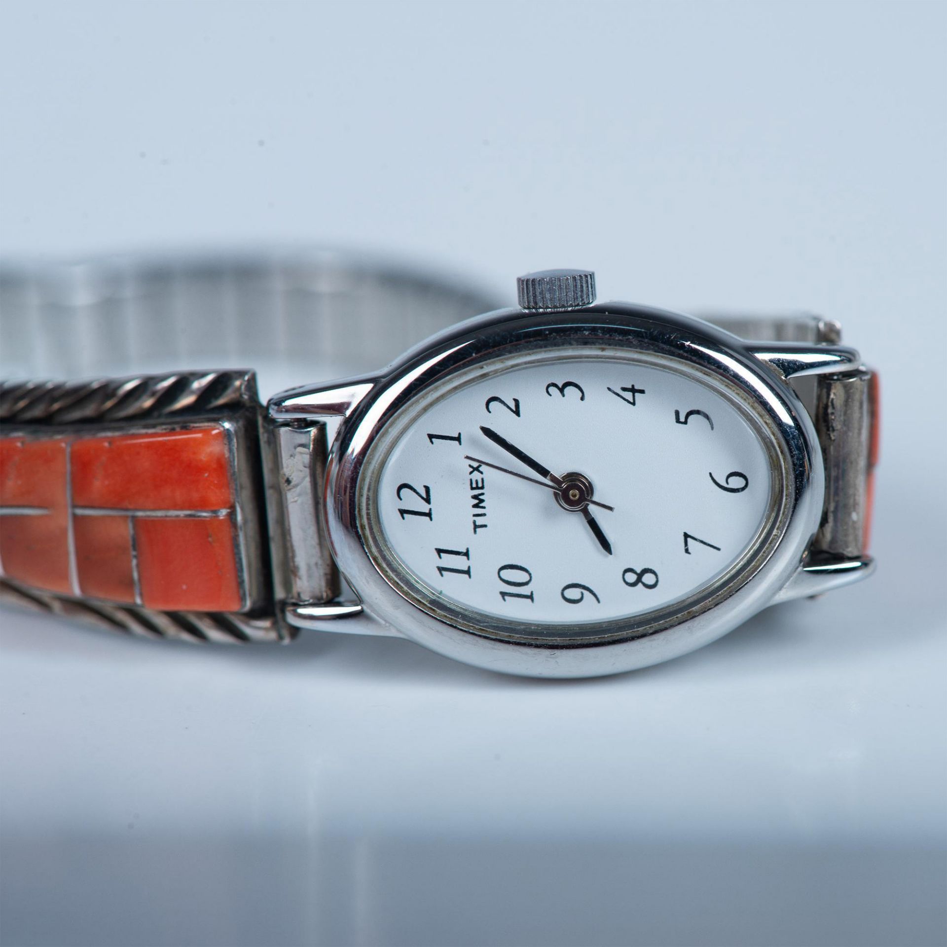 2pc Sterling Silver and Stone Watches - Image 6 of 7