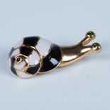 Enamel Snail Brooch