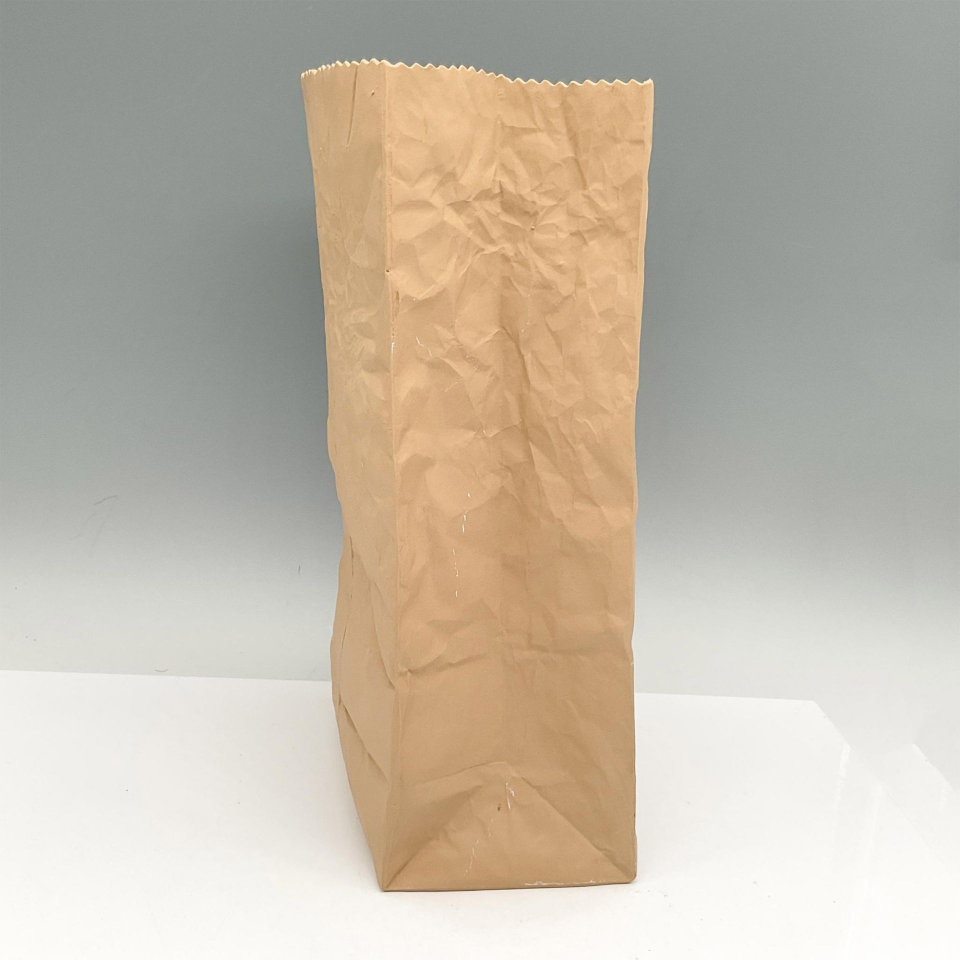 Michel Harvey Ceramic Sculpture, Paper Bag - Image 2 of 4