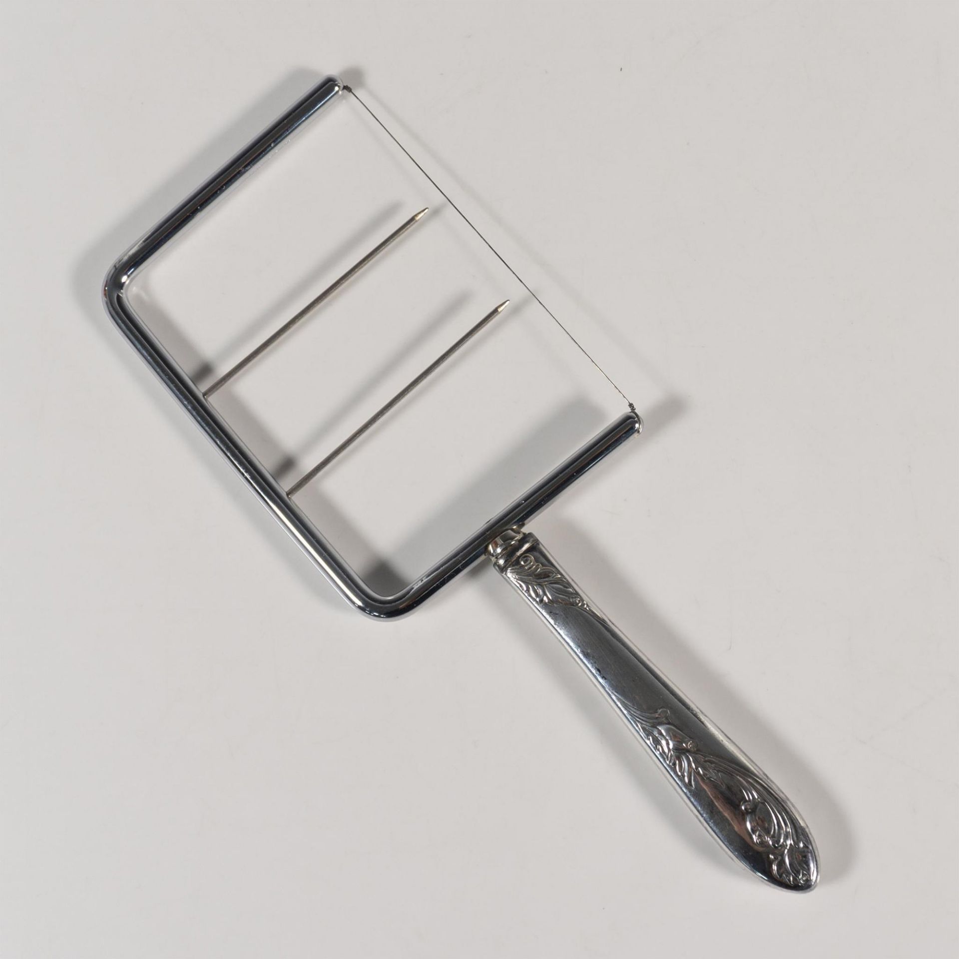 Vintage Schneider Silver-Tone Cheese Slicer - Bild 2 aus 5