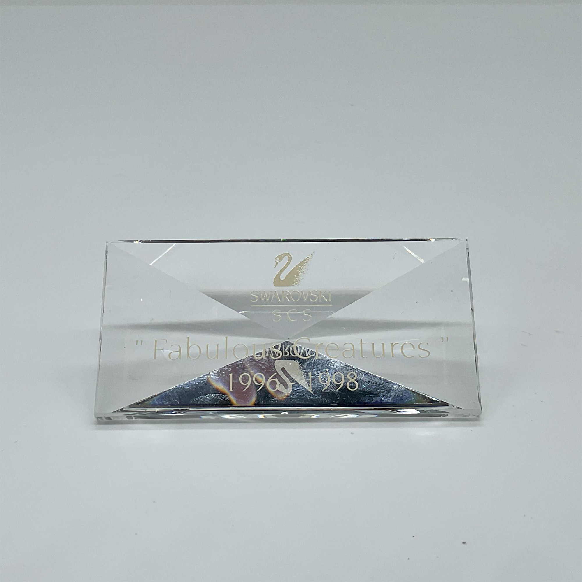 Swarovski Crystal Figurine, Pegasus with Base and Plaque - Image 6 of 6