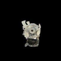 Swarovski Silver Crystal Figurine, Mini Blowfish 013960