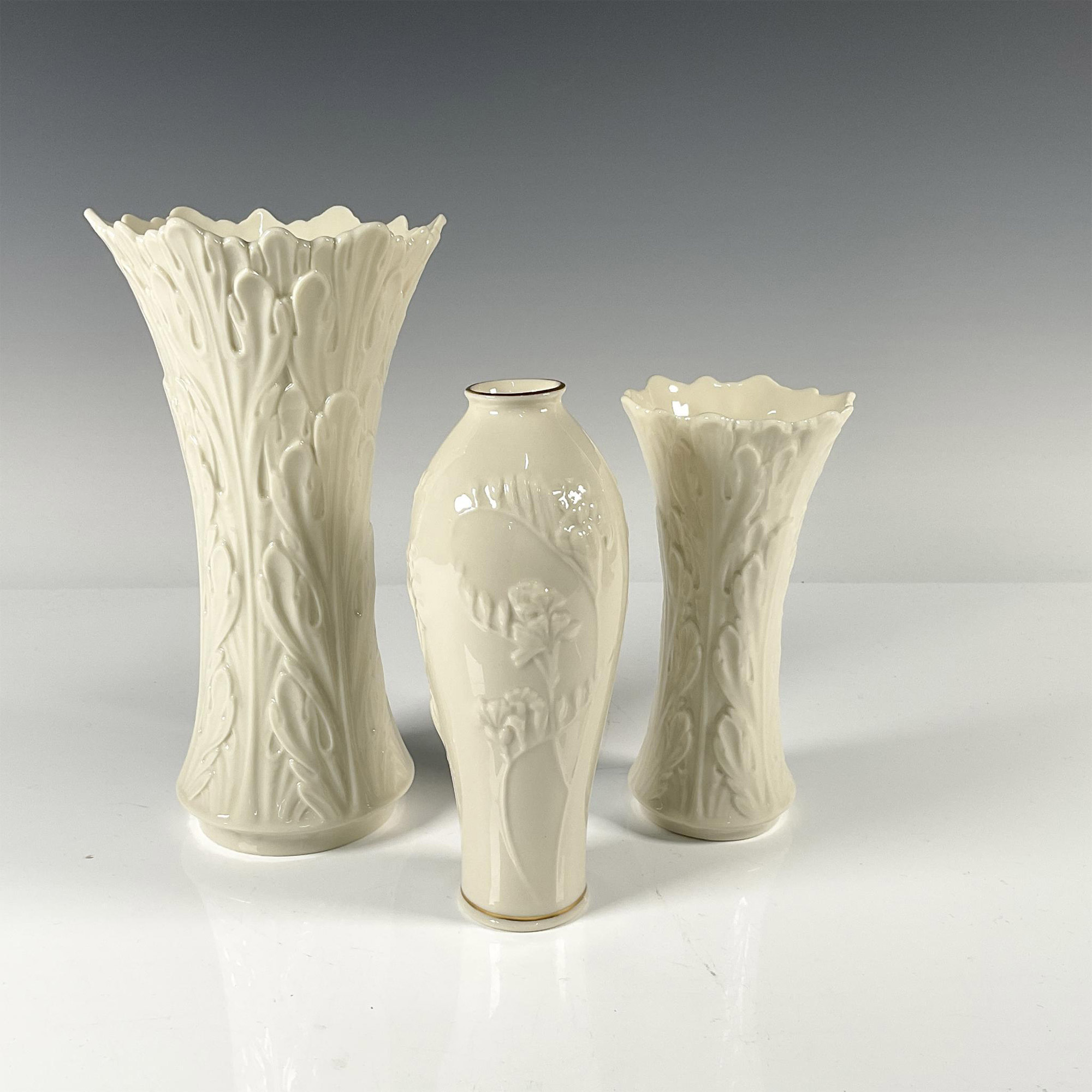 3pc Lenox Vases - Image 2 of 3