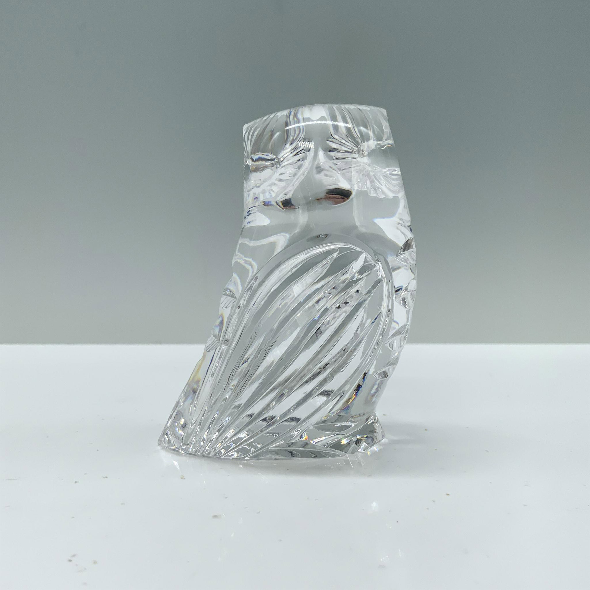 Waterford Crystal Paperweight, Owl - Image 2 of 3