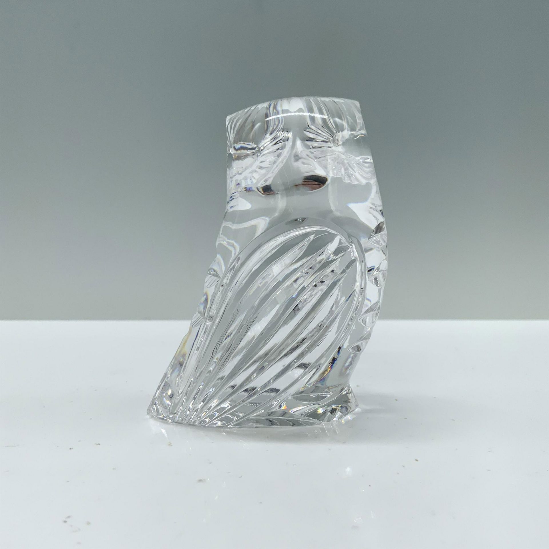 Waterford Crystal Paperweight, Owl - Image 2 of 3