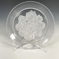 Christian Dior Crystal Centerpiece Bowl, Frosted Roses