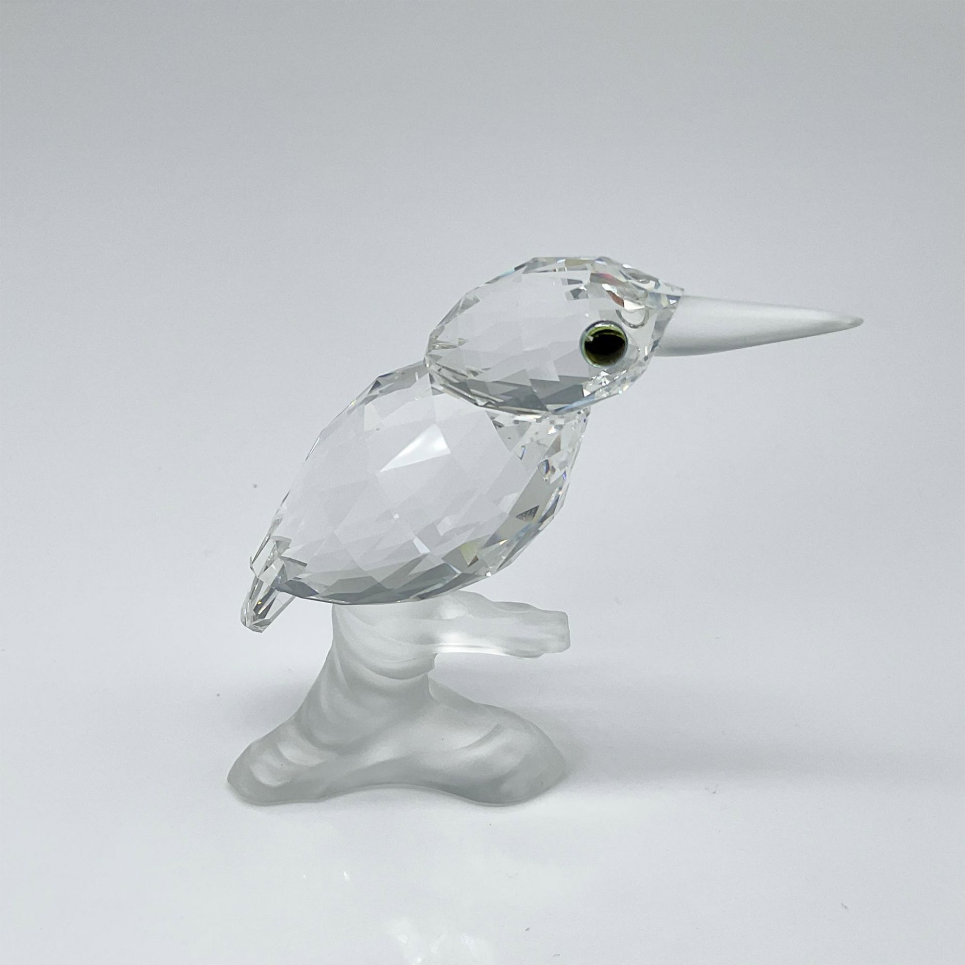 Swarovski Silver Crystal Figurine, Kingfisher on Branch - Bild 2 aus 4