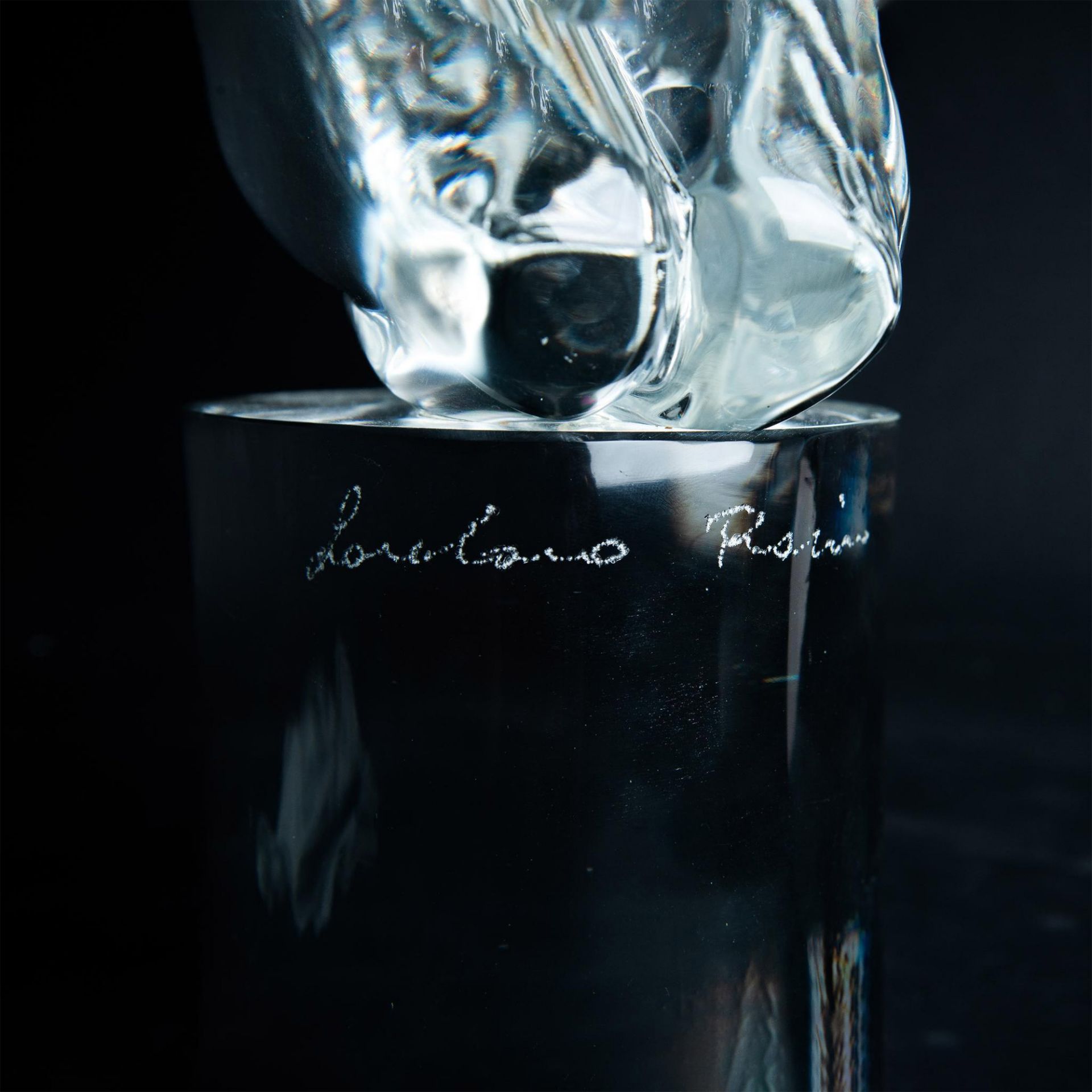Murano Loredano Rosin Kneeling Woman Art Glass Sculpture - Bild 6 aus 6