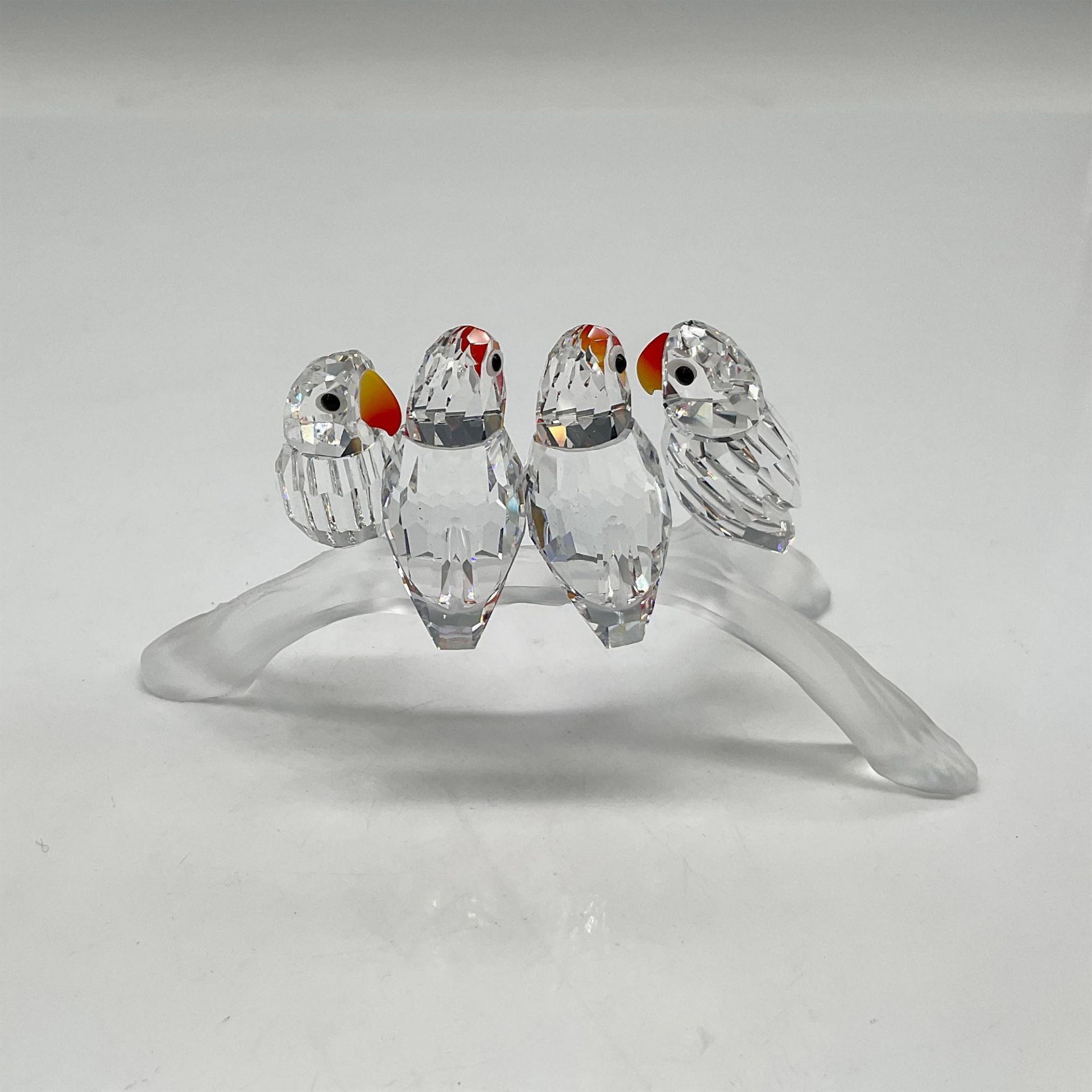 Swarovski Crystal Figurine, Baby Lovebirds - Image 2 of 4