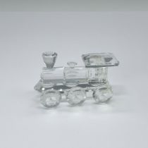 Swarovski Silver Crystal Figurine, Train Locomotive
