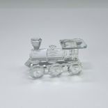 Swarovski Silver Crystal Figurine, Train Locomotive