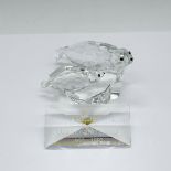 2pc Swarovski SCS Crystal Figurine, Save Me Seals & Plaque