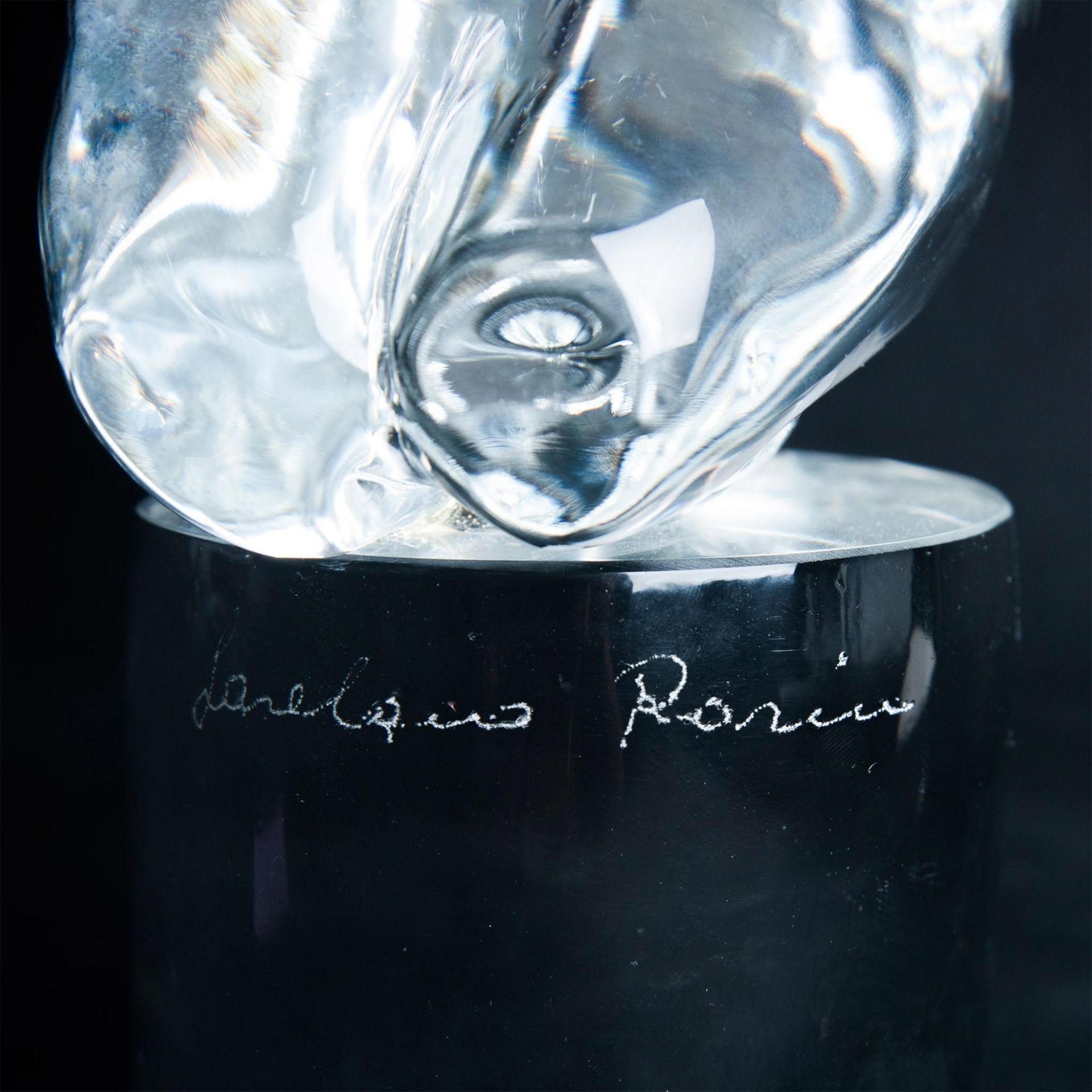 Murano Loredano Rosin Kneeling Woman Art Glass Sculpture - Image 4 of 5