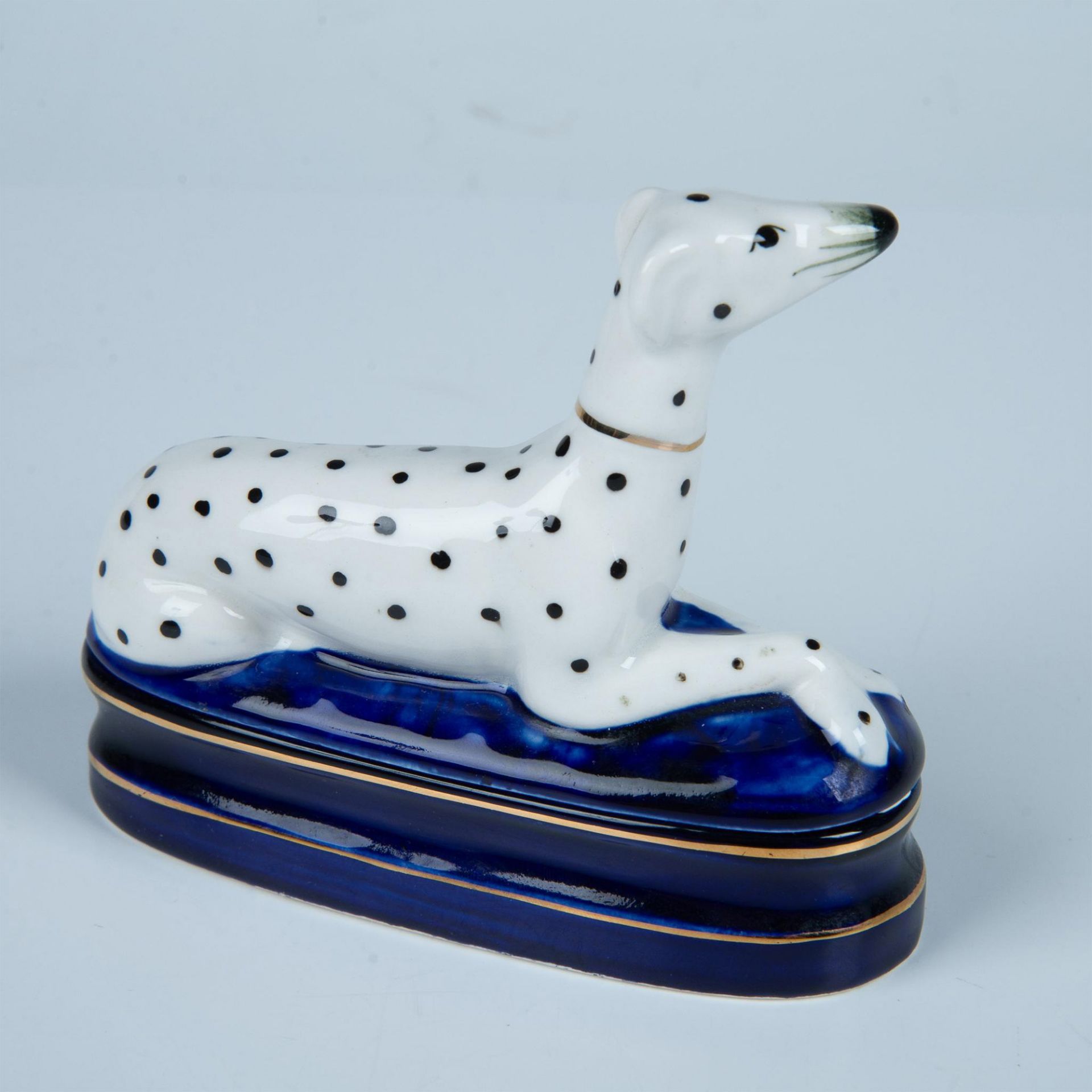 Fitz and Floyd Porcelain Keepsake Box, Dalmatian - Image 2 of 6
