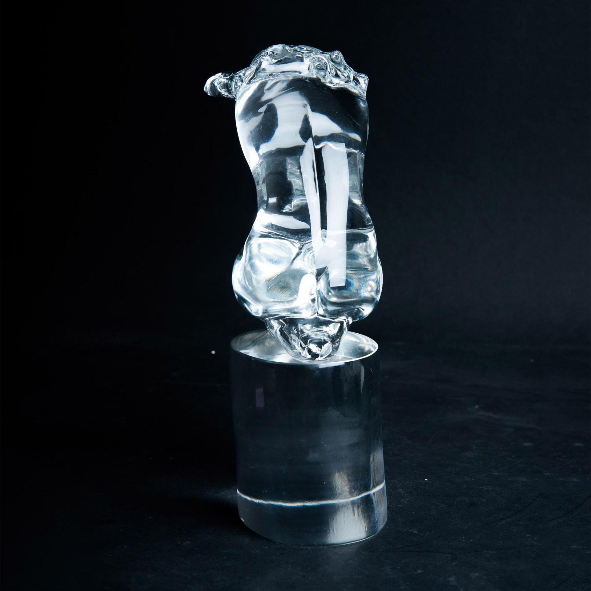 Murano Loredano Rosin Kneeling Woman Art Glass Sculpture - Image 5 of 5