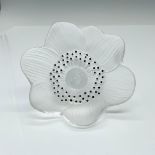 Lalique Crystal Flower Sculpture, Anemone