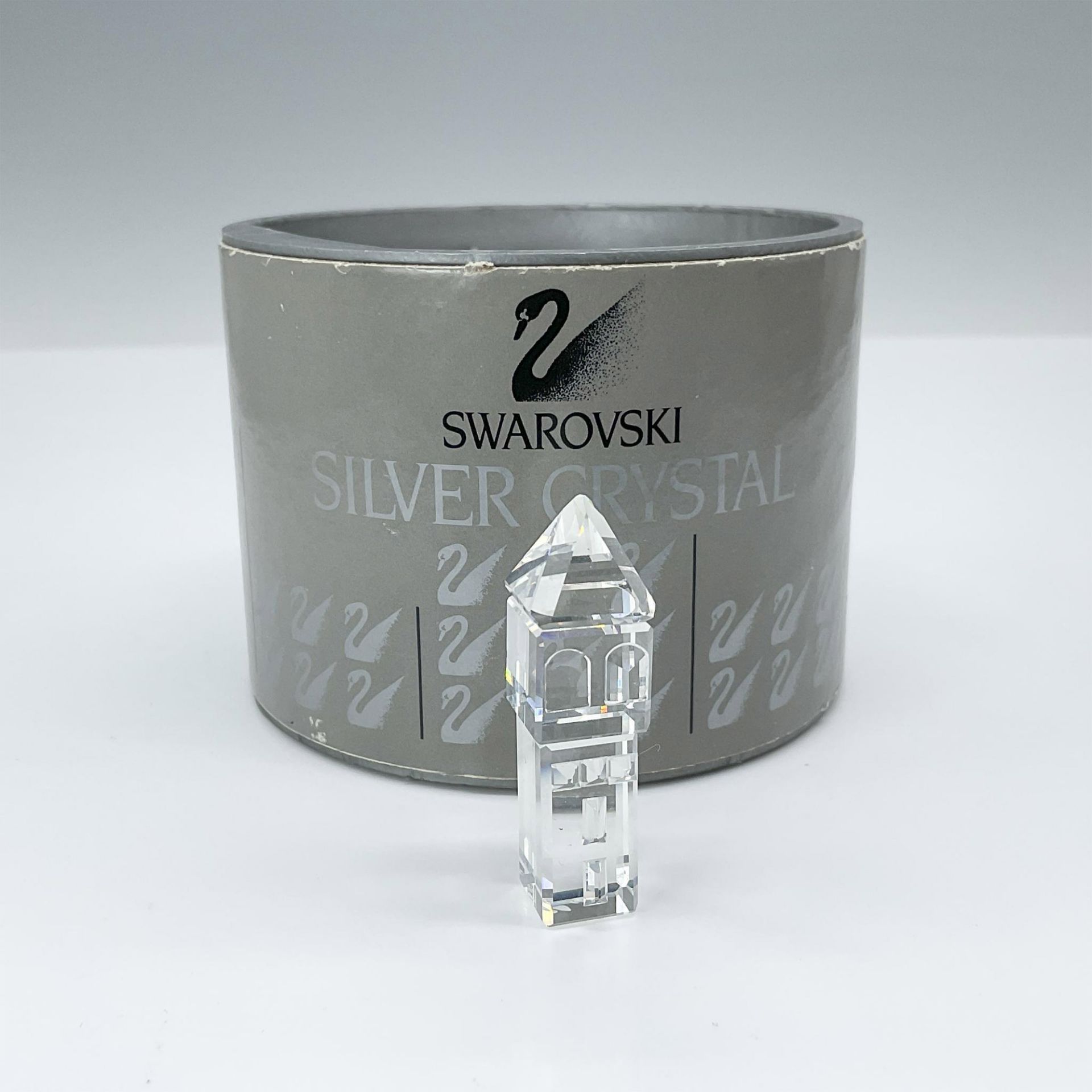 Swarovski Silver Crystal Figurine, City Tower - Image 4 of 4
