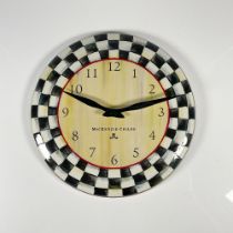 Mackenzie Childs Wall Clock