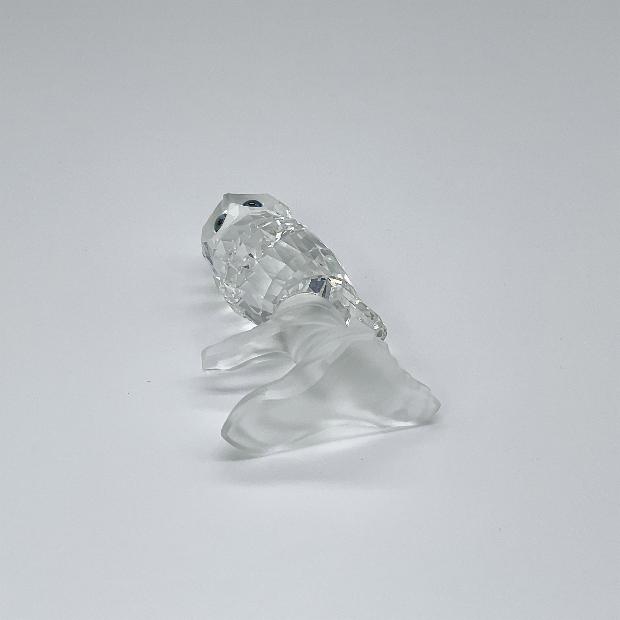 Swarovski Silver Crystal Figurine, Owl on Branch - Image 3 of 4