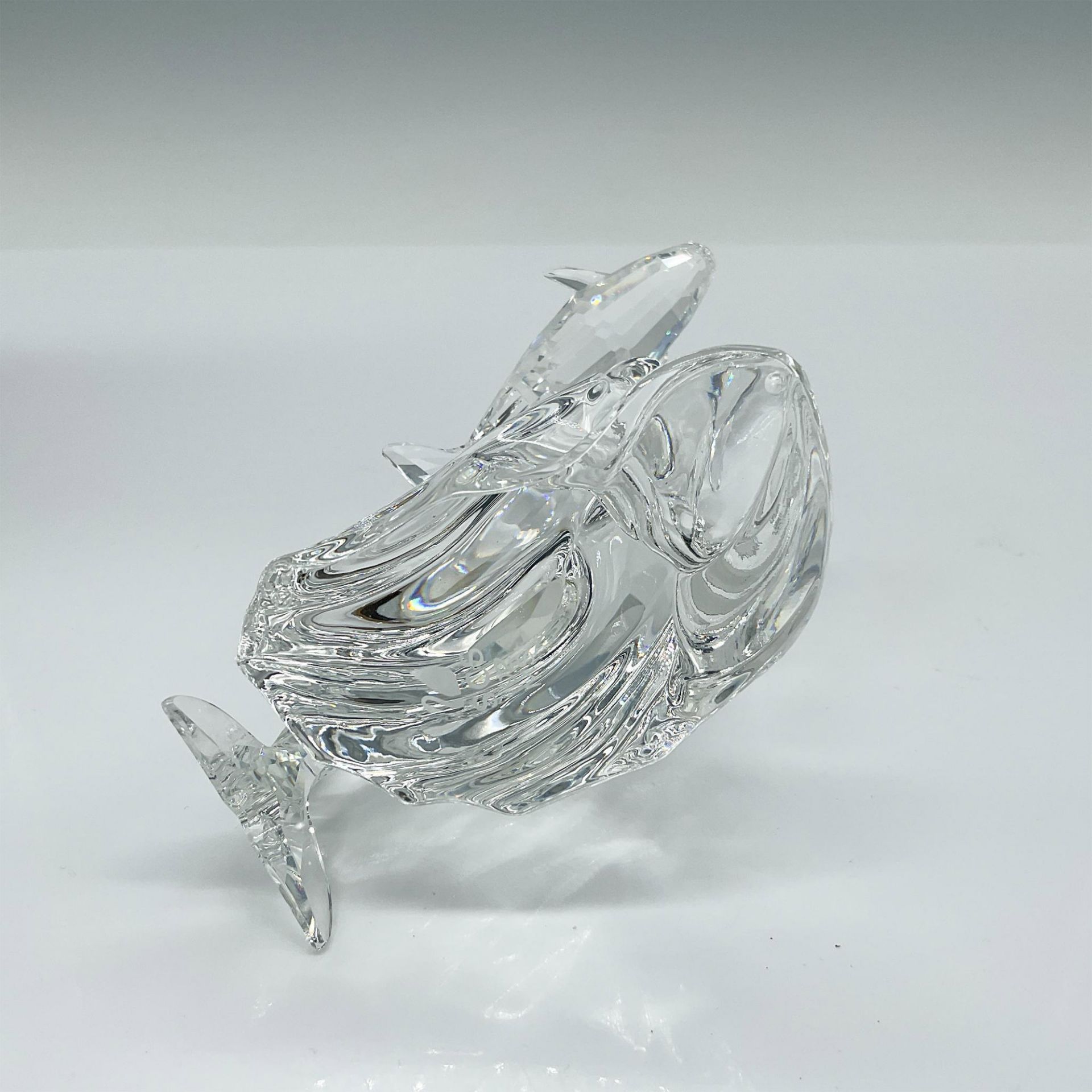 Swarovski Silver Crystal Figurine, Care for Me, Whales - Image 3 of 4