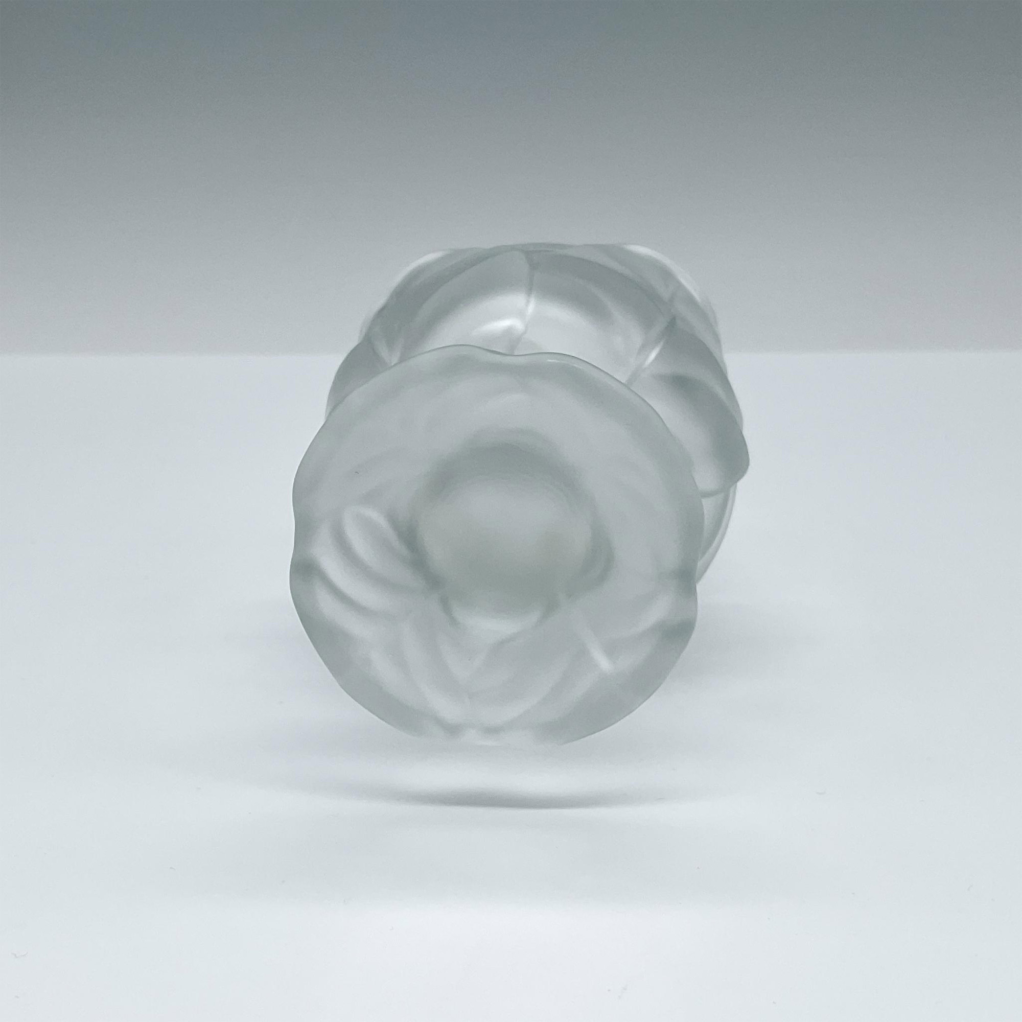 Cabbage Leaf Glass Vase - Image 3 of 3