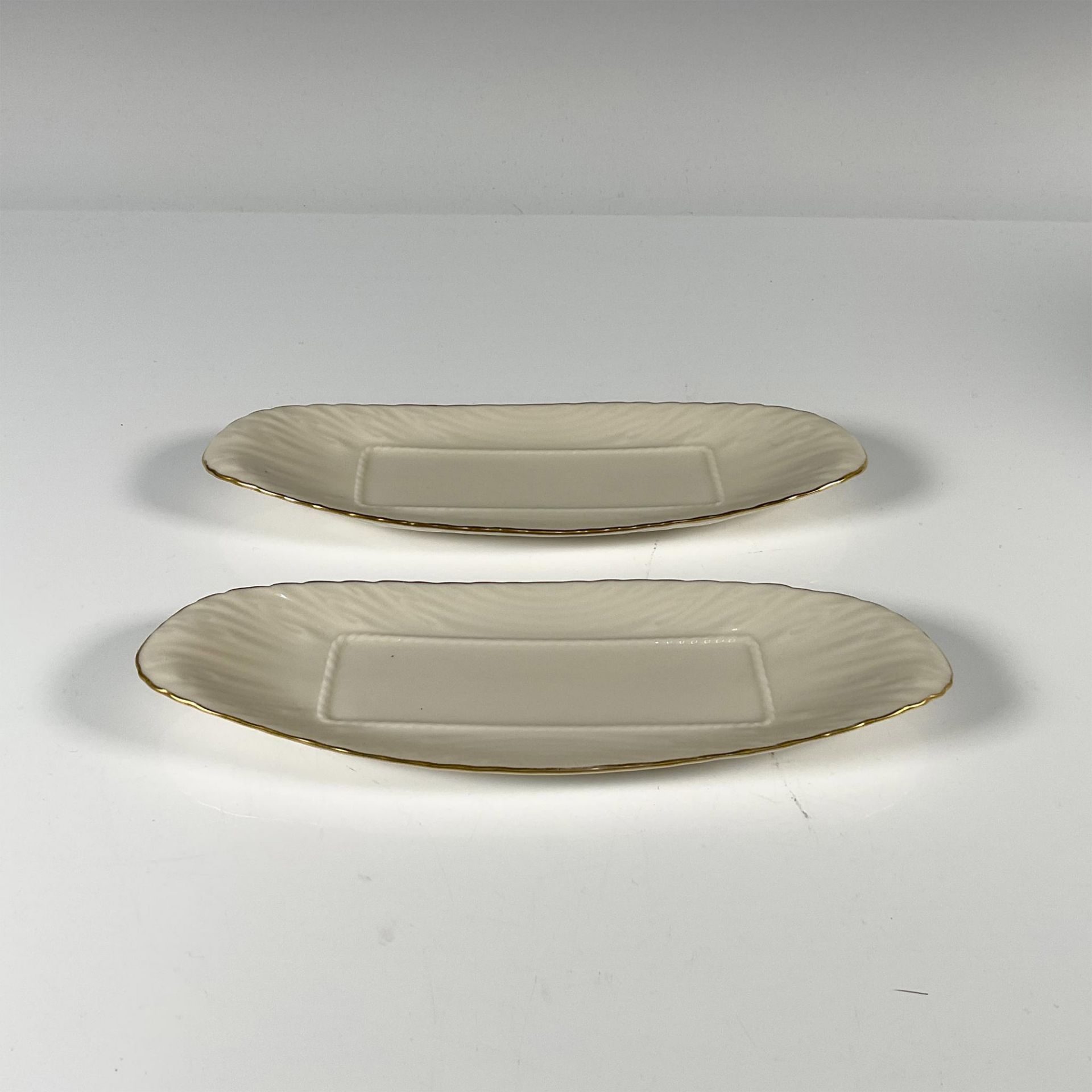 2pc Lenox Open Butter Dishes - Bild 2 aus 3