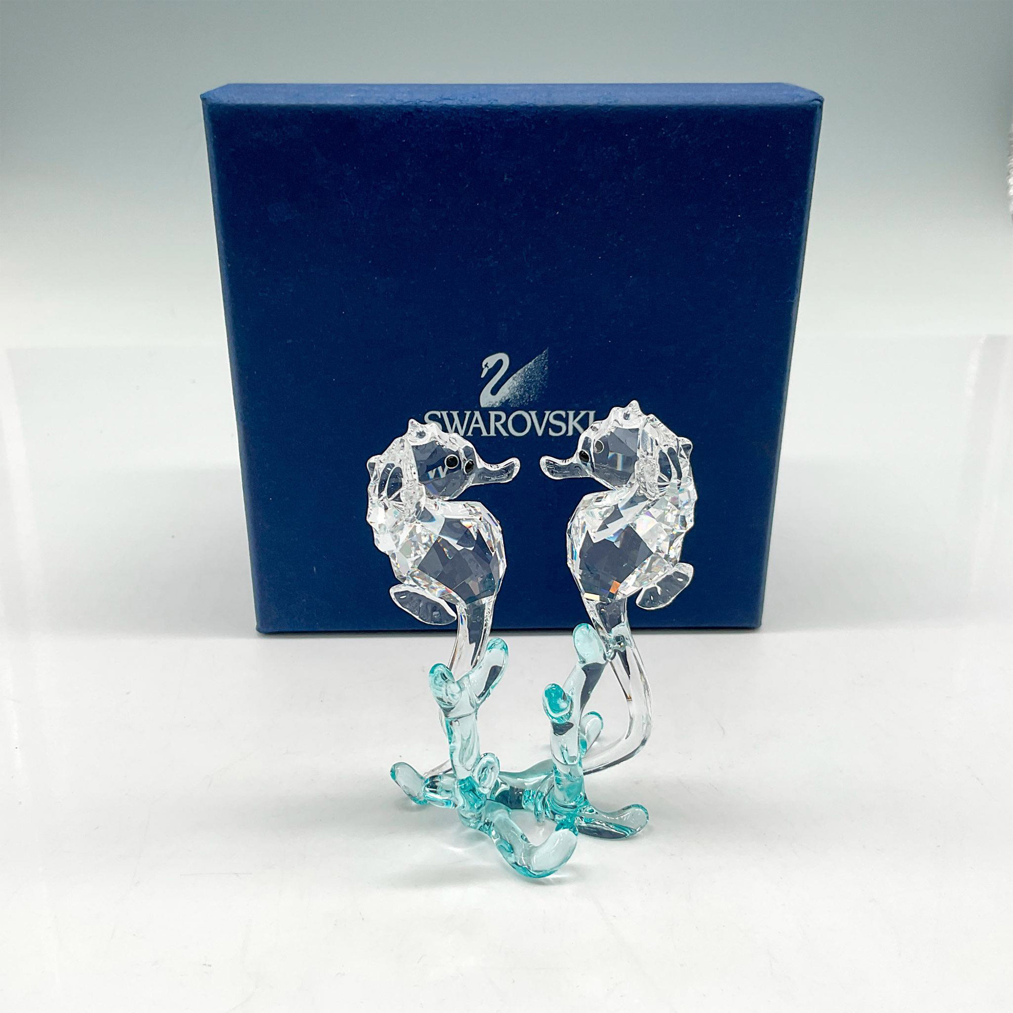 Swarovski Crystal Figurine, Seahorses - Image 4 of 4