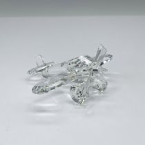 Swarovski Silver Crystal Figurine, Aeroplane