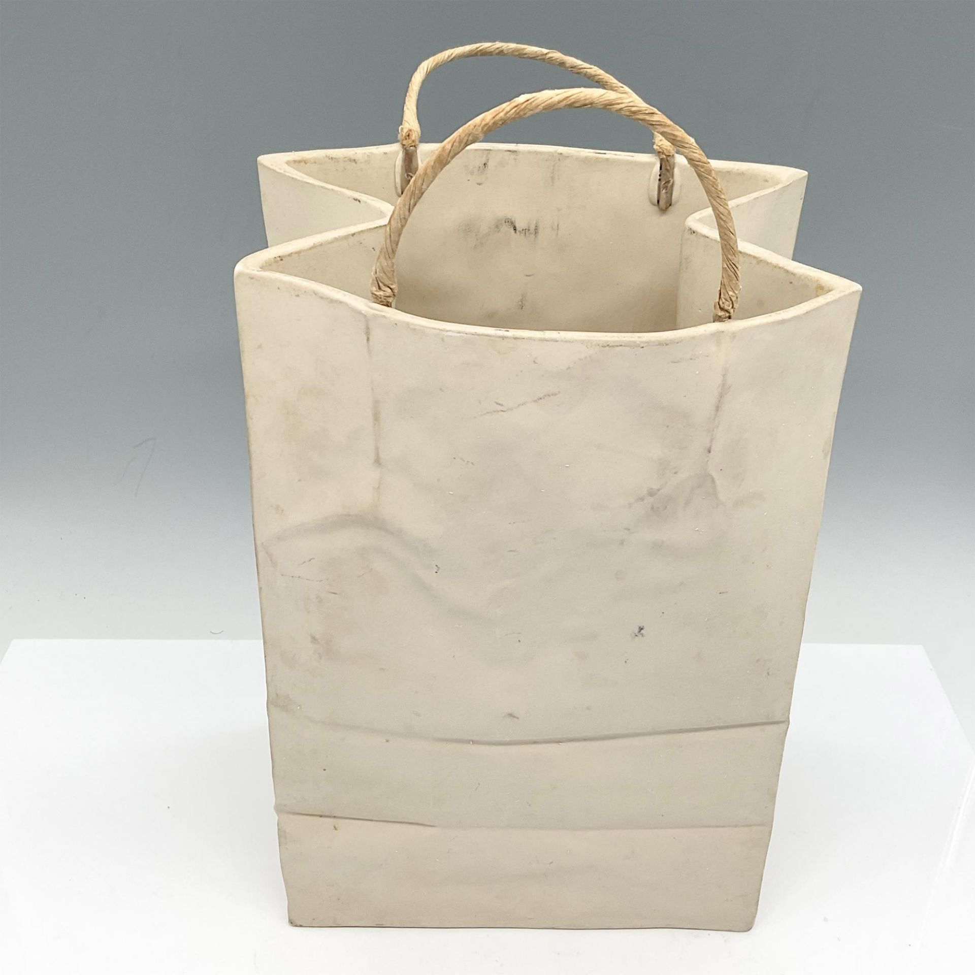 Michel Harvey Ceramic Sculpture, Shopping Bag - Bild 3 aus 4