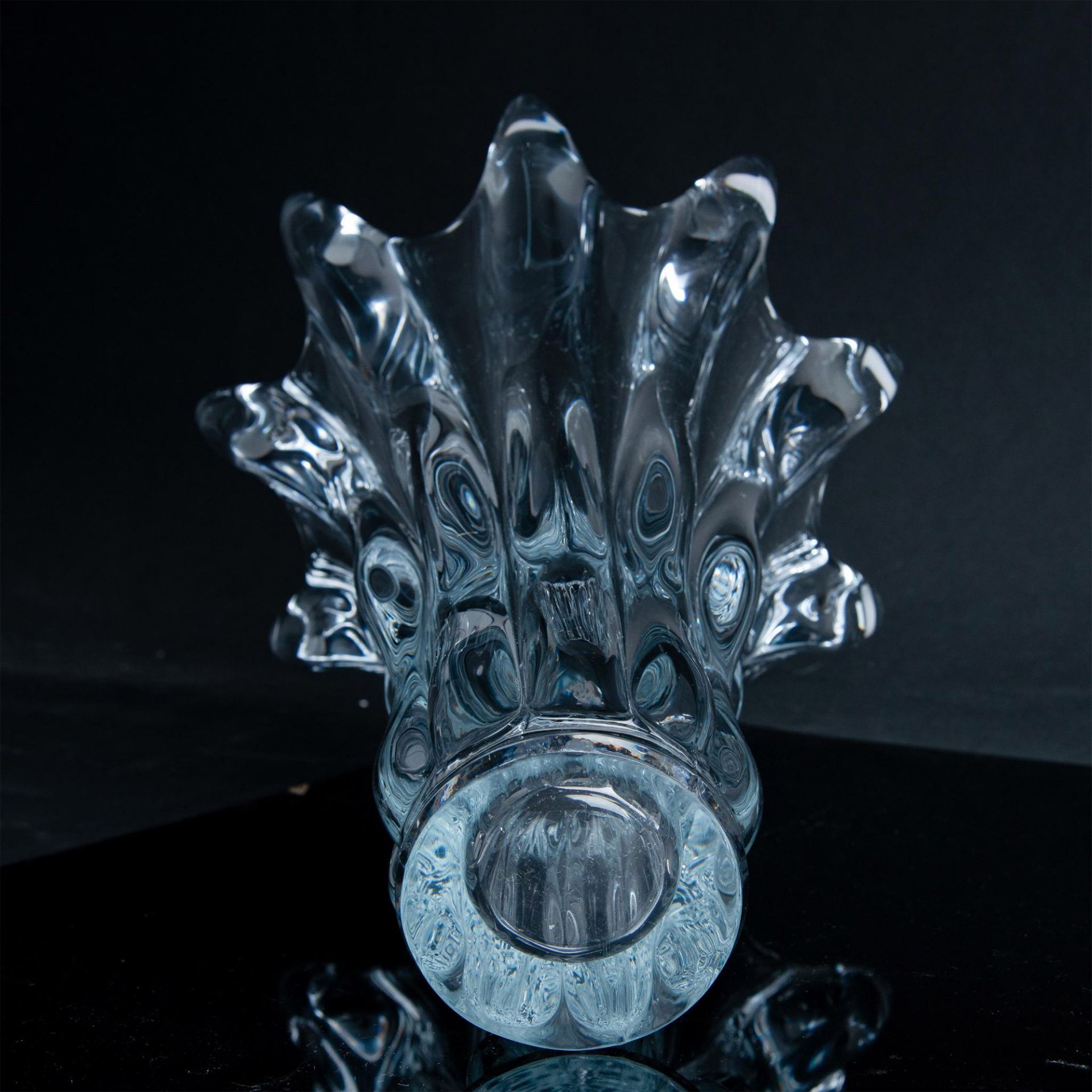 Large Pulled Glass Vase - Image 5 of 5