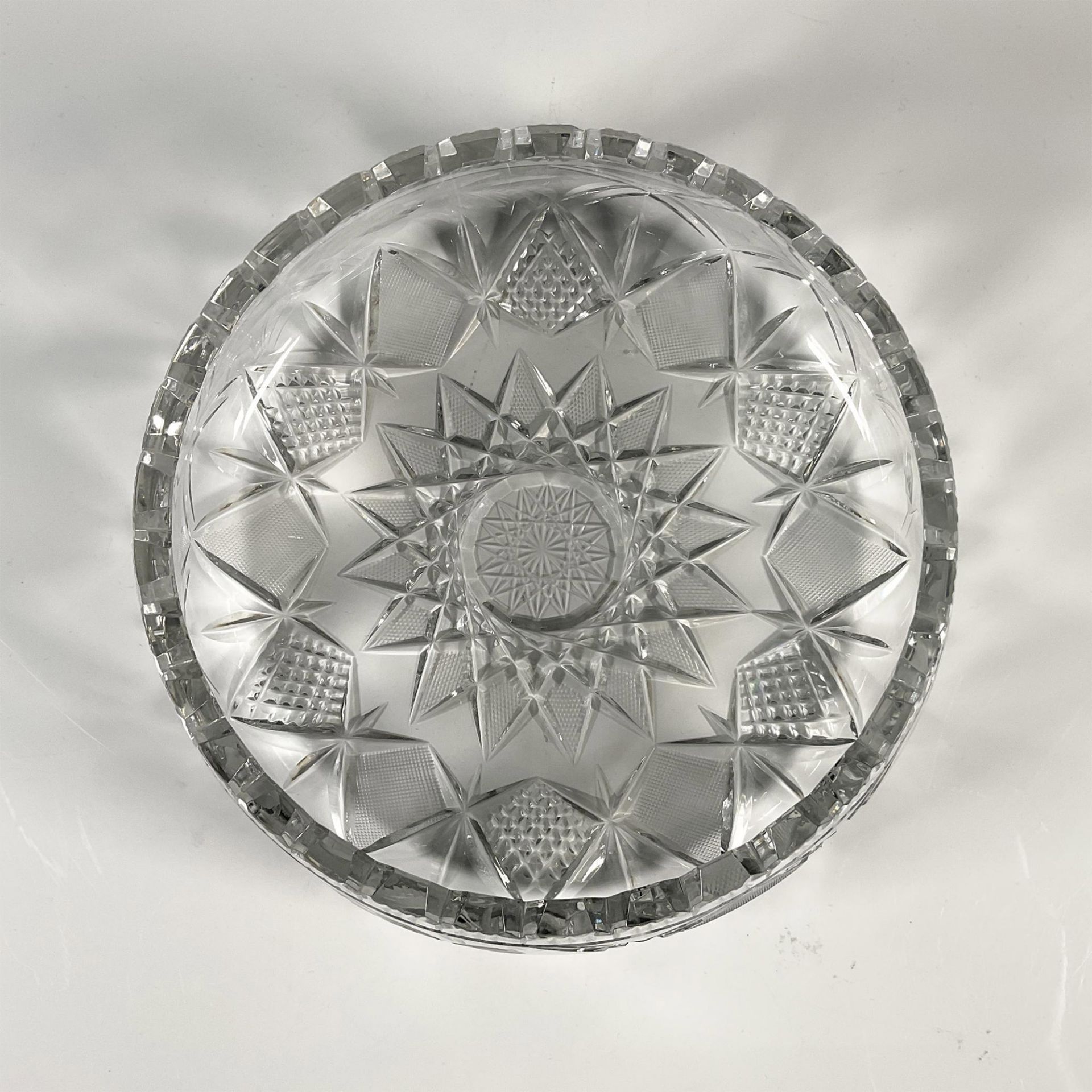 Ornate Brilliant Cut Crystal Bowl - Bild 2 aus 3