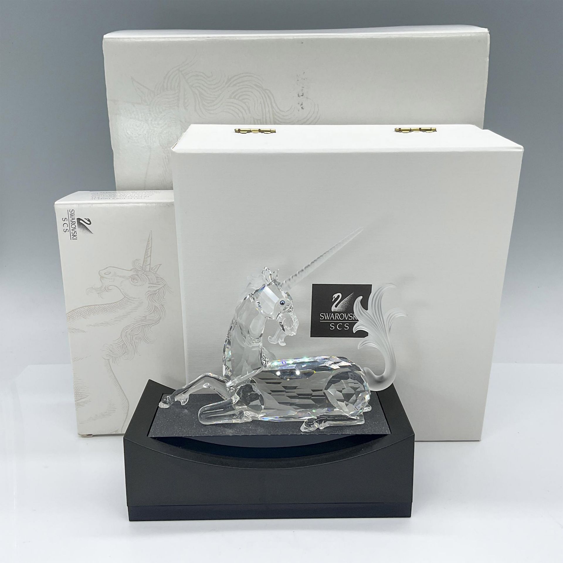 Swarovski SCS Crystal Figurine, Unicorn with Base - Image 4 of 4