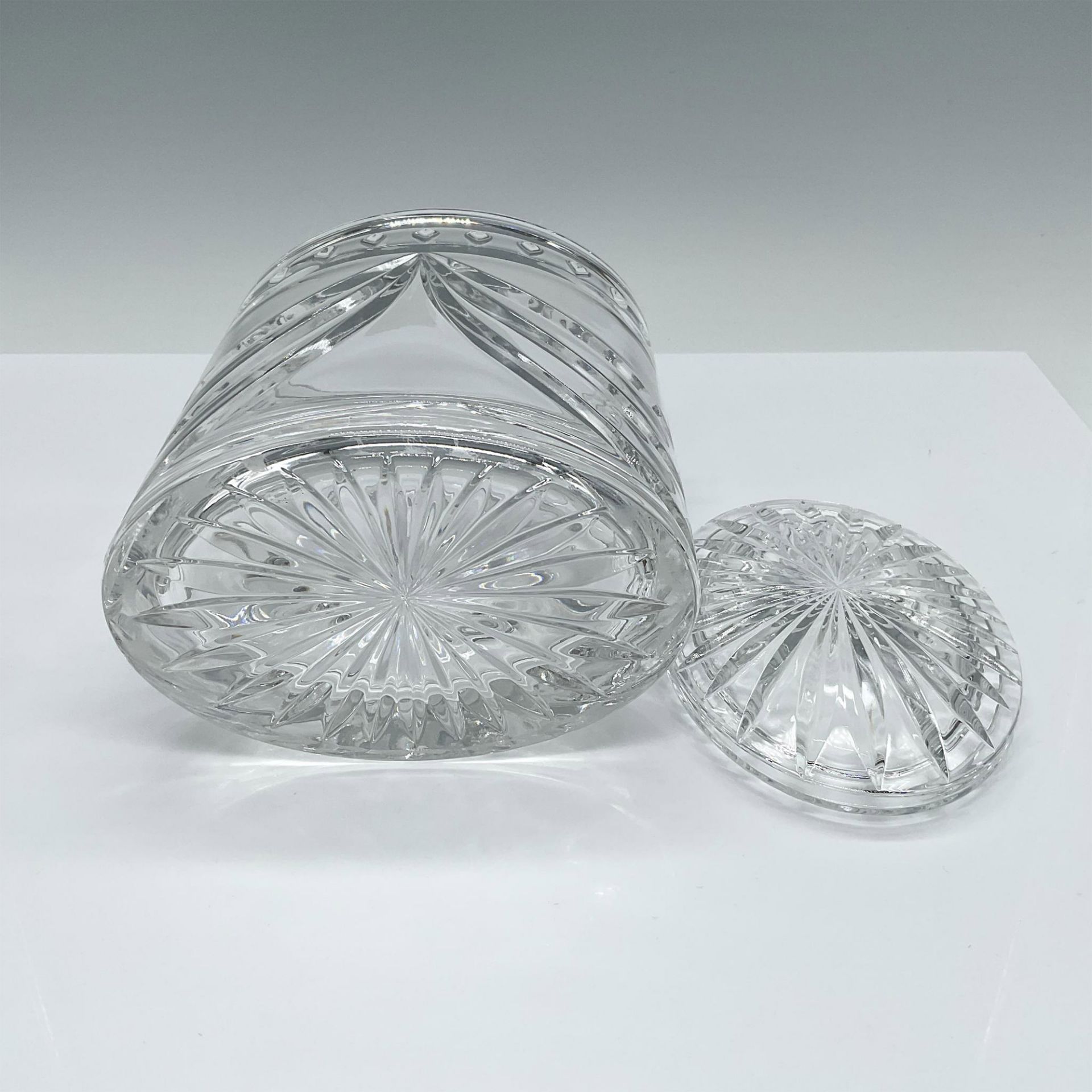 Waterford Crystal Oval Shaped Cookie Jar, Overture Pattern - Bild 3 aus 4