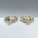 2pc Italian Capodimonte Style Dishes