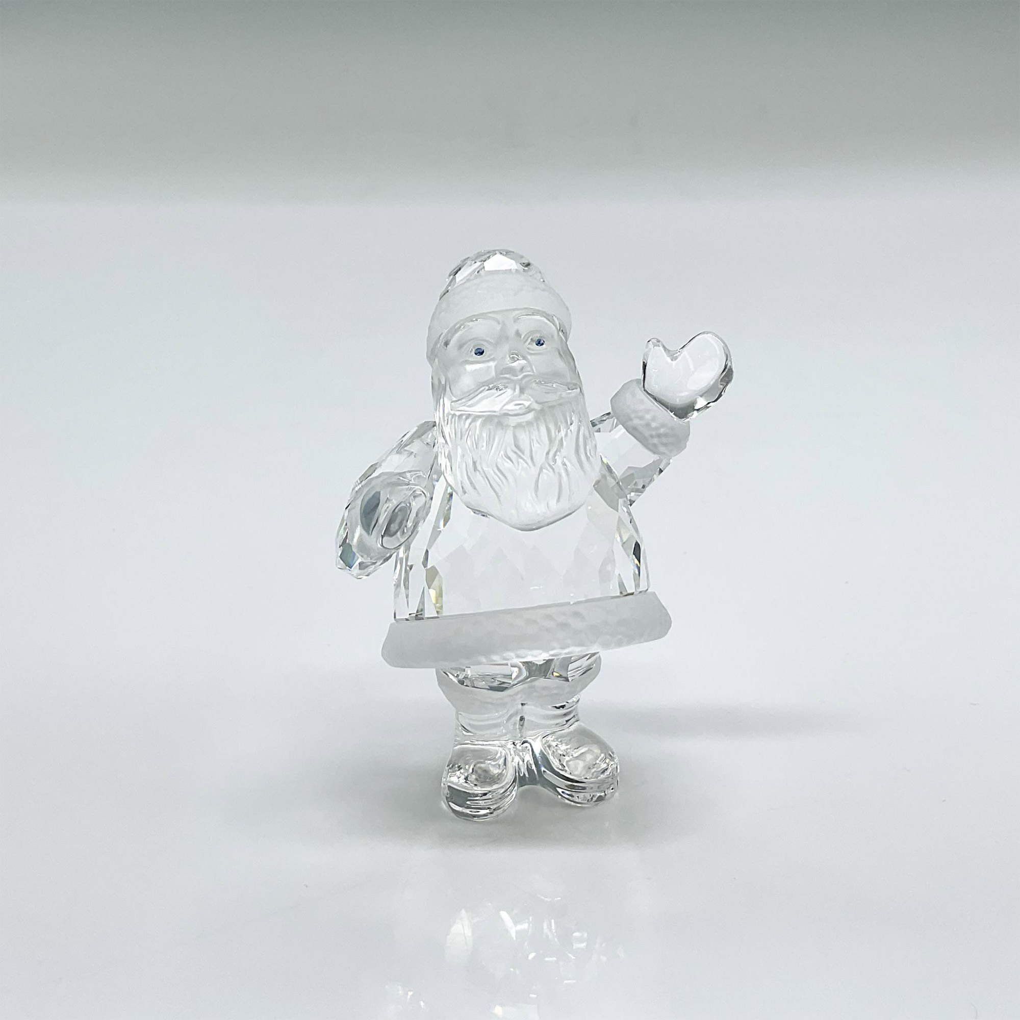 Swarovski Silver Crystal Figurine, Santa Claus